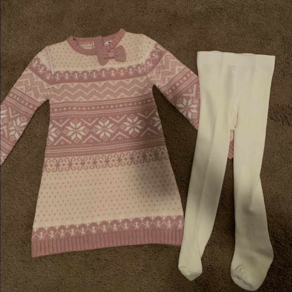 24 months Sweater dress with stockings